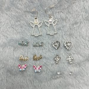 Various earrings